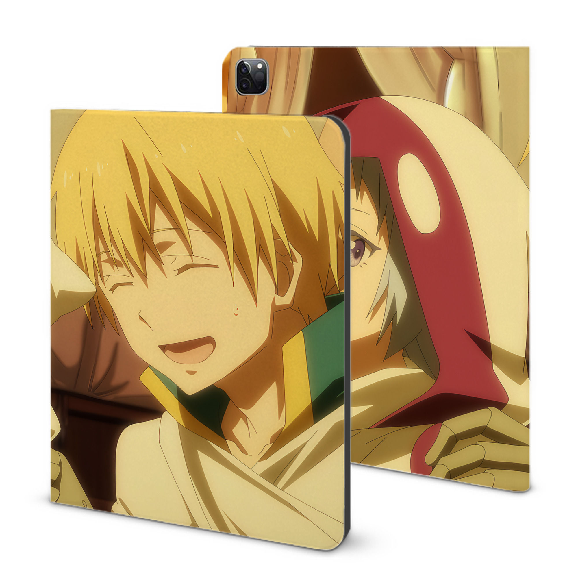 （画像用） 転スラ Regarding Reincarnated to Slime IPad ケース ブック型 PUレザー TPU 耐衝撃 軽量 薄型 ペン収納なし 全面保護 IPad 各モデル対応